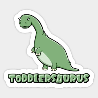 Toddlersaurus Cute Kids Dinosaur Sticker